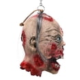thumbnail image 5 of Hot Sale!Props Scary Hanging Severed Head Decorations Life-Size Bloody Corpse Head, 5 of 5