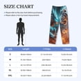 thumbnail image 2 of Salouo Blue Dragon And White Tiger Print Pajama Pants for Men, Lounge Pants Elastic Waistband Casual Men's sleepwear Loungewear Sleep Pajama Pant -Large, 2 of 7
