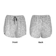thumbnail image 3 of Salouo Silver Mosaic Print Women's 2 in 1 Running Shorts Double-Layer Shorts Athletic Workout Gym Yoga Shorts Running Shorts for Women-Medium, 3 of 7