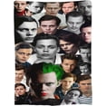 thumbnail image 2 of Blanket Bill Skarsgard Throw Flannel Blankets UltraSoft Micro Fleece Blanket Warm Cozy Plush Gift for Room Decoration Sofa,Office Bed car Camp Couch Beach, 2 of 9