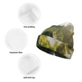 thumbnail image 3 of Pofeuu Deep Forest Stone Green Dragon Print Beanie Hat for Men Women Knit Winter Hat Warm Cuffed Skull Beanie Slouchy Soft Unisex, 3 of 6