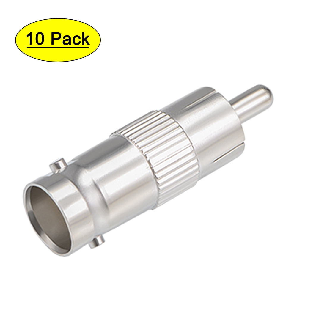 Pack of 10 InstallerCCTV BNC Male to RCA Female Connectors 