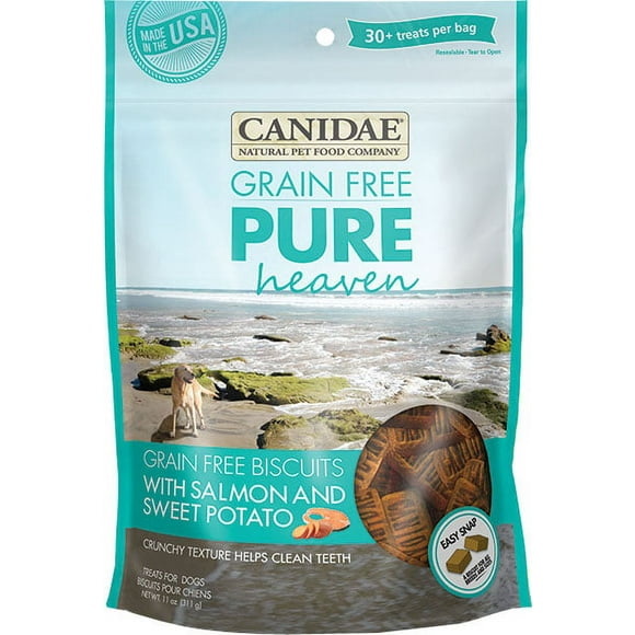 Canidae Pure Heaven Grain-Free Salmon & Sweet Potato Dog Biscuits, 11 oz