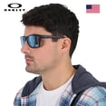 thumbnail image 6 of Oakley OO9448 Sylas Rectangle Shaped Non-Polarized Sunglasses for Men - Includes Official Eyewear Kit - Black Ink Frame with Sapphire Iridium Lens, 6 of 6