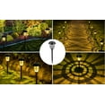 thumbnail image 4 of LIGHTSMAX 8 Pack Solar Pathway Lights Outdoor, Solar Powered Garden Lights, Waterproof Led Path Lights for Patio, Lawn, Yard and Landscape-(WARM), 4 of 9