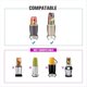 thumbnail image 3 of 10 Piezas Anillo de Sellado de Exprimidor Junta Tórica de Silicona de Alimenticio para Exprimidor de Hoja Cruzada 600W/900W, 3 of 5