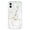 White, variant on Dteck Case For iPhone 12 Mini 5.4 inch,Slim Shockproof Silicone Marble Patterned Phone Protector Cover,B