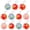 B, variant on Silicone Bull Horn Fidget Toys Squishy Bubble Sensory Keychain for Adult Stress Relief Office Desk Accessories, Tactile Anxiety Reliever, Random Gradient Colors, 2.2 x 2.8 Inches