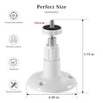 thumbnail image 3 of Elegant Choise 4Pcs Wall Mount Stand Bracket for Arlo Pro Security Camera Indoor Outdoor, White, 3 of 11