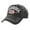 Black, variant on Unisex American Flag Baseball Cap Washed Style with Adjustable Fit for Sports