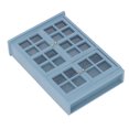 thumbnail image 4 of Gabinete de Muebles de Casa de Muñecas ANGGREK Estilo Escandinavo Azul Oscuro Madera de Abedul, 4 of 8