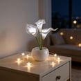 thumbnail image 4 of Artificial Calla Lily LED Night Lamp with White Vase,Simulation Flower Bedside Table Lamp for Bedroom,Living Room,Home Desktop Decor, 4 of 6