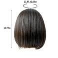 thumbnail image 3 of LEHOZIHEQ Bob Wig, Short Bob Human Hair Wigs, for Black Women HD Lace Glueless Ready to Go Blunt Cut Bob Wig, 3 of 6