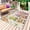 Beige, variant on Watercolor Floral Gnomes Outdoor Rug 5x7 Ft - Reversible Patio Rug Outdoor Camping Rugs, Spring Garden Butterflies Beige Indoor Outdoor Area Rugs, Non-Slip Outdoor Carpet Runner for Deck/Porch