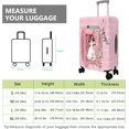 thumbnail image 6 of Travel Luggage Cover Suitcase Girl Protector Storage Fits 18-32 Inch Luggage Flower Luggage Protector Wheel Covers Patterned Travel with Pocket Elastic Luggage Anti-scratch Suitcase Cover S, 6 of 6