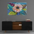 thumbnail image 6 of Epic Art 'Island Flowers' by Jeanette Vertentes, Acrylic Glass Wall Art, 36"x24", 6 of 10