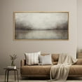 thumbnail image 5 of IDEA4WALL Extra Large Framed Canvas Print Wall Art Soft Neutral Tones Lake Landscape Artwork Nature Wilderness Antique Retro Fine Art Decorative Multicolor for Home Decoration - 60"x30", 5 of 5