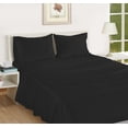 thumbnail image 1 of Casa Platino Sábanas Tamaño Queen – 1000 Hilos, Juego de Sábanas 100% Egyptian Cotton, Suavidad de Hotel de Lujo con un Acabado de Satén Fresco, Bolsillo de 15” de Profundidad – Negro, 1 of 6