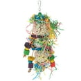 thumbnail image 4 of Colorful Parrot Chewing Toy Edible Natural Parrot Biting Toy Birdcage Hanging Toy Decorative Pendant, 4 of 8
