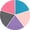 Gray, Hot Pink, Light Pink, Light Purple, Blue, variant on Cooraby 5 Pack Girls' Cotton Long Sleeve T-Shirts, Soft Crew Neck Tees for Toddler & Little Girls, Everyday Basic Tops