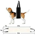 thumbnail image 6 of Numjaw Large Dog Sling, Dog Harness with Handle, 51" x 7" Dog Lift Harness for Rear Legs, Helps Dogs with Reduced Mobility, Paralysis Dogs Walk, 30-120 lbs, Black, 6 of 8
