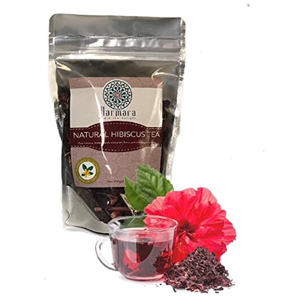Hibiscus Herbal All Natural Loose Flower Tea No Caffeine 4 Ounce by