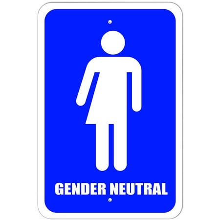 Gender Neutral Bathroom - All Gender Transgender Transexual Restroom (Best Gender Neutral Bathroom Signs)