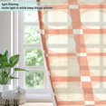 thumbnail image 4 of Yayeee Window Curtains Light Filtering 63"x42" Grommet Panel Pair Home Living Room Decor, Beige Geometric, 4 of 7