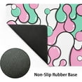 thumbnail image 5 of Pink Green Mouse Pad Anime Cool Geometric Japanese Extended Desk Mat 90X40 CM Non-Slip Rubber Base Stitched Edge Large XXL Mousepad for Gaming Laptop Computer Desktop 35.4×15.7 Inch, 5 of 6