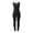 Black, variant on GJSYRH Mesh Jumpsuit for Women Sleeveless Backless Bodycon Rompers Casual Yoga Workout Clothes