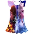 thumbnail image 1 of Disfraz de Frozen de Disney, vestido de princesa para niñas, blanco, sin mangas, baile acampanado, ropa de carnaval, Cosplay para niños, reina de la nieve, Elsa, Anna4T Gao Jinjia LED, 1 of 2