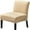 Beige, variant on Armless Accent Chair Covers, Stretch Armless Chair Slipcover Velvet Removable Covers Furniture Protector for Living Room Bedroom
