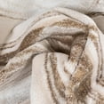thumbnail image 2 of Well Woven Fairmont Warren Glam Abstract Striped Marble Pattern Ivory 2'3" x 7'3" Runner Rug, 2 of 5