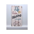 thumbnail image 1 of Décoration murale en bois Life and Bicycle, 1 of 1