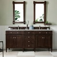thumbnail image 6 of James Martin Vanities 650-V72-BNM-3VSL Brittany 72" Double Basin Poplar Wood Vanity Set -, 6 of 7