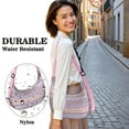 thumbnail image 5 of Water-resistant Purse for Women – Spacious Interior with Pockets, Large Capacity with Organization, Abstract, Bohemian, Vintage, Plaid Style Lightweight Bag, 5 of 5