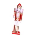 thumbnail image 1 of simhoa Glittery Wood Nutcracker Figures Christmas Decorations Handmade Xmas Tree Wooden Yellow Boot, 1 of 6