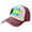Dark Red, variant on Retro Bahamas Flag Baseball Cap Distressed Adjustable Vintage Cotton Denim Hat for Women Men