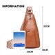 thumbnail image 2 of Bolso bandolera para mujer, de piel sintética, pequeño bolso bandolera, mochila de hombro para viajar y senderismo, 2 of 6
