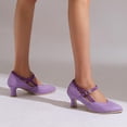 thumbnail image 4 of Mary Jane Heel Strap Dress Shoes for Autumn Party Women, 4 of 9