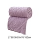 thumbnail image 3 of Manta Polar Suave, Afelpada, Acogedora, Cálida, Ligera Y Versátil Para Cama, Sofá Y Viajes, Color Morado, 3 of 9