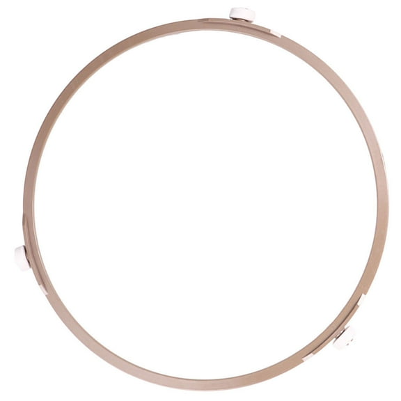 WEUVEB Microwave Glass Plate Turntable Roller Ring Light Yellow for Steady Heating