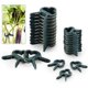 thumbnail image 1 of CHAO 80 clips ajustables de soporte para plantas, cubiertas de estacas de jardín, estructura de soporte para amarre para jardín, vides, verduras y tomates (40 clips grandes y 40 pequeños), 1 of 5