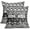 Black Grey, variant on African Print Pillow Covers 20x20 Inch Set of 2, Brown Black Ethnic Style Boho Decorative Throw Pillow Cases Modern Cushion Covers Bohemian Decoration Gift Farmhouse Sofa Couch Bed Decor
