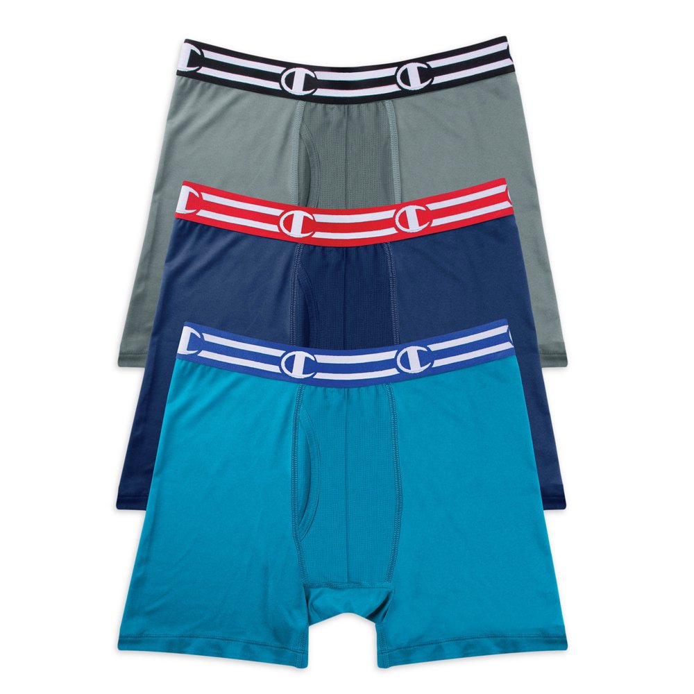 Champion Champion Men's Athletics Tech Performance Boxer Briefs, 3
