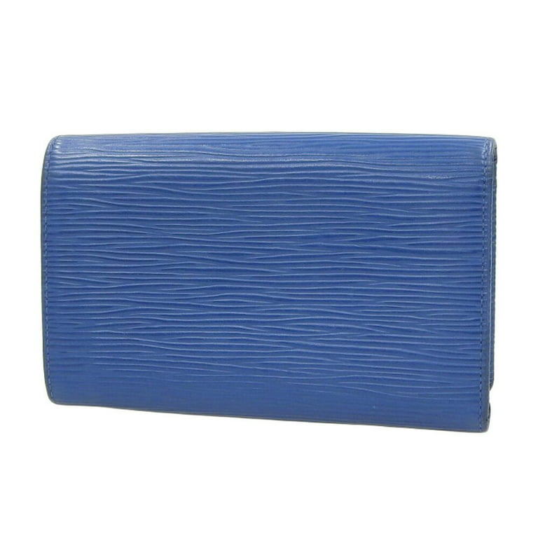 Louis Vuitton - Authenticated Wallet - Leather Blue for Women, Never Worn