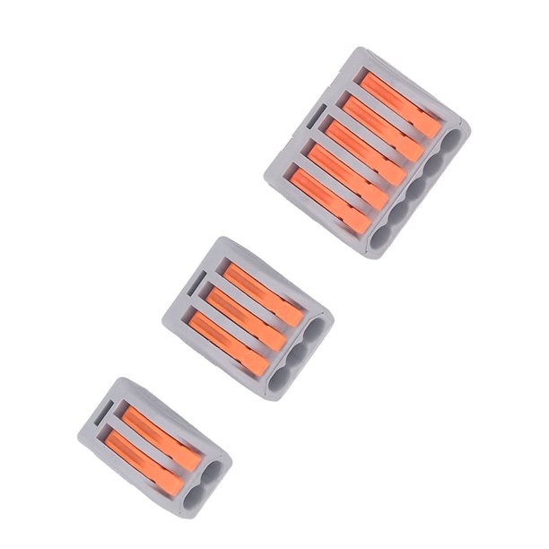 Lever Cable Connectors, High Temperature 250V 4KV Quick Connect Lever Wire Connectors Flame