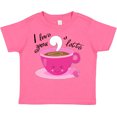 thumbnail image 3 of Inktastic I Love You a Latte Cute Valentine Coffee Pun Boys or Girls Toddler T-Shirt, 3 of 5
