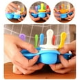 thumbnail image 6 of Windfall Silicone Mold Ice Pop Molds for Kids Baby Molds Maker Mini 7 Cavity Egg Bite Mold Reusable Baby Food Storage Container, 6 of 7