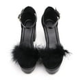 thumbnail image 6 of Babysbule Sandals for Women New Arrivals Women's Chunky High Heels Open Toe Summer Platform Comfy Casual Shoes Women's Fashion Sandals, 6 of 8
